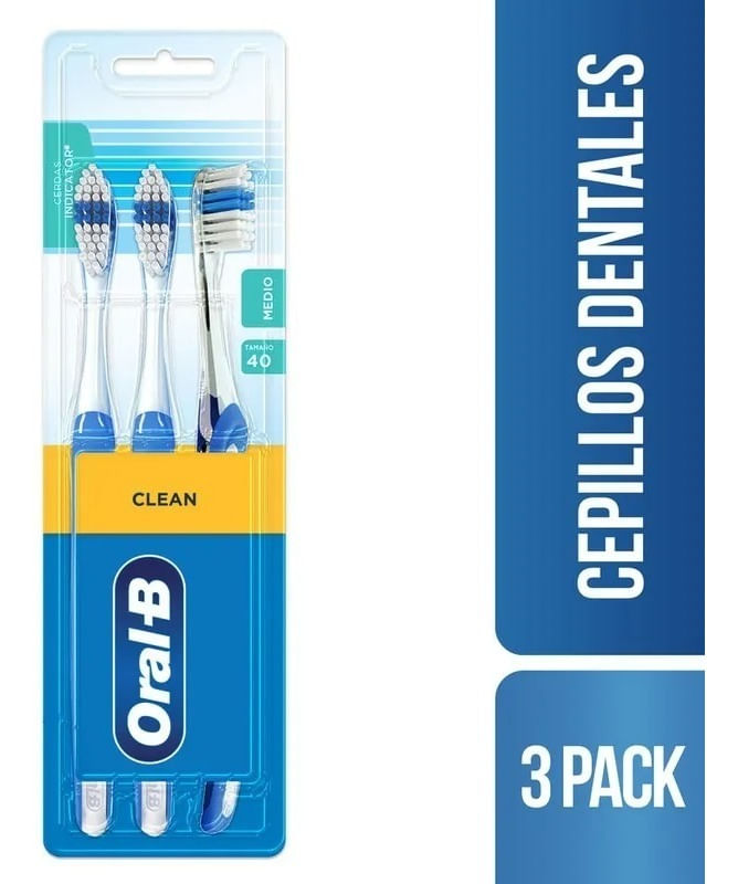 Oral B En FarmaPlus. Oral B Indicator Clásico Cepillo De Dientes Pack 3 ...