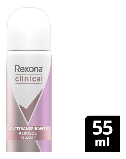 Rexona Clinical Classic Mini Antitranspirante Fem Aero 55ml.