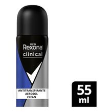 Rexona Clinical Men Clean Mini Antitranspirante X 55 Ml