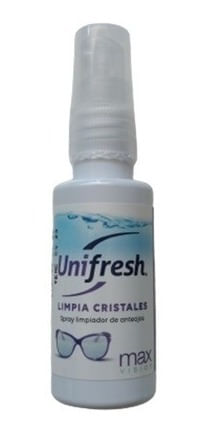 Unifresh Limpia Cristales De Anteojos Spray X 35 Ml