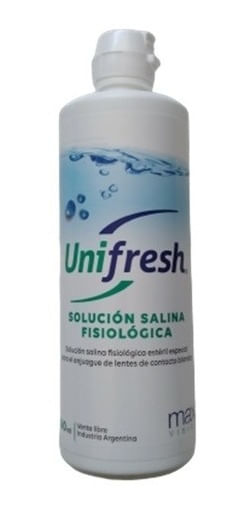 Unifresh Solución Salina Lentes De Contacto Blandas X 360 Ml