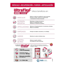 Ultraflex Hmb 3000 Colágeno  Fuerza Muscular Polvo 420g