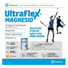 Ultraflex Magnesio Colágeno Hidrolizado En Polvo 420gr X2 Un