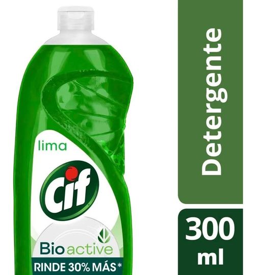 Cif Active Gel Lima Detergente Concentrado Botella X 300 Ml