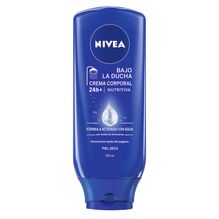 Crema corporal Bajo la ducha NIVEA Milk Nutritiva para piel seca x 250 ml