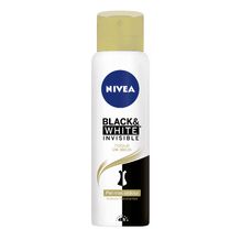 Desodorante antitranspirante femenino NIVEA Black & White Invisible Toque de Seda Spray x 150 ml