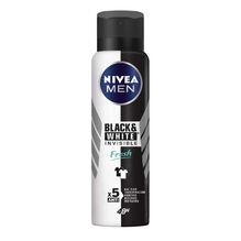 Desodorante antitranspirante NIVEA MEN Invisible Black & White Fresh Spray x 150 ml