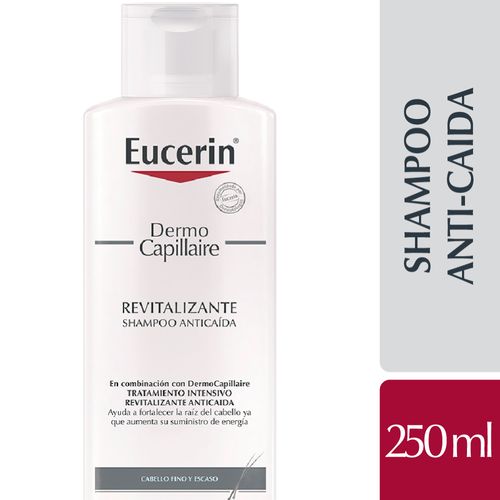 Shampoo revitalizante anticaída Eucerin DermoCapillaire Ideal para cabellos debilitados x 250 ml