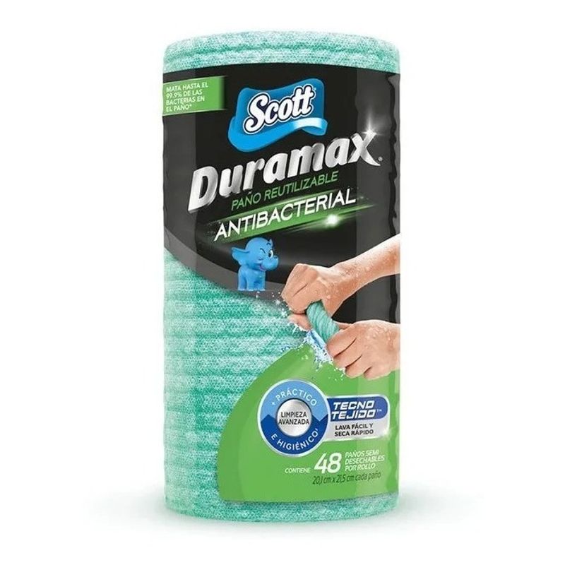 Duramax-Paños-Scott-Reutilizables-Antibacteriales-X-48-Paños
