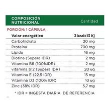 Genpel Contribuye A Nutrir El Bulbo Capilar  30 Cápsulas