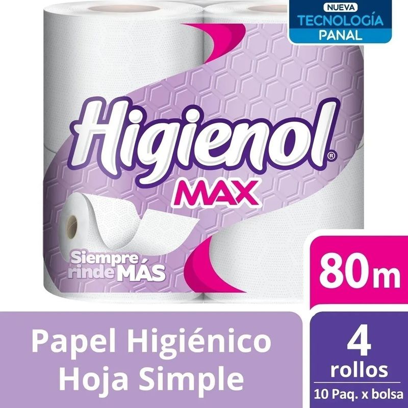 Higienol-Max-Hs-Panal-Papel-Higenico-Elite-40x80mts