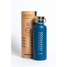 Botella Isotérmica Reutilizable Meraki 600ml Color Agua Azul
