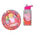 Peppa-Pig-Blister-De-Regalo-Plato---Botella-Straw-Top