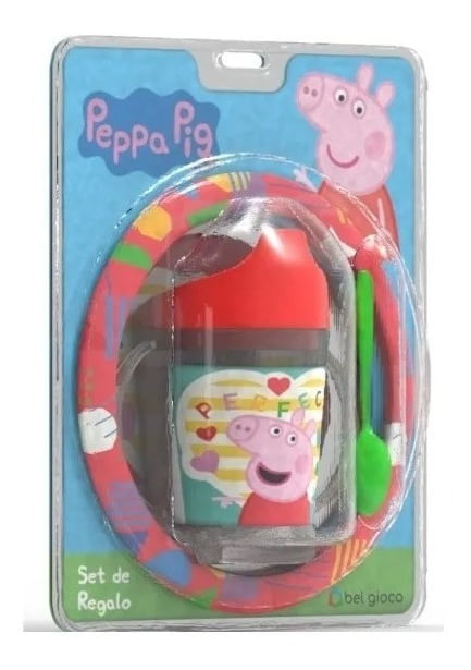 Peppa Pig Set Regalo Bowl + Vaso Asas Tomasolito Blister