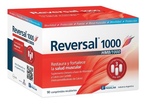 Reversal 1000 Restaura Y Fortalece La Salud Muscular 90 Comp