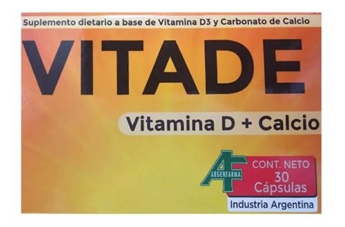 Vitade Vitamina D Suplemento 30 Cápsulas