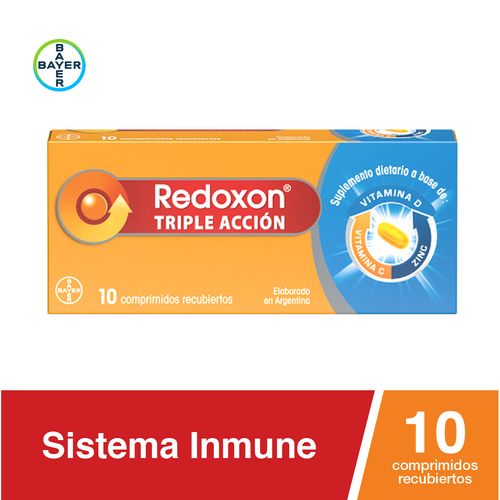 Redoxon Triple Acción Comprimidos Recubiertos Vitamina C X10