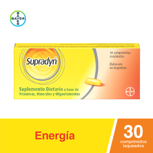 Supradyn Comprimidos Laqueado X 30 Vitamina Bayer