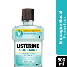 Listerine Cool Mint Zero Alcohol Enjuague Bucal X 500 Ml