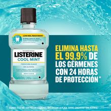 Listerine Cool Mint Zero Alcohol Enjuague Bucal X 500 Ml