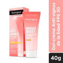 Neutrogena Bright Boost Spf 30 Gel Crema Facial X 40g