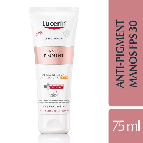 Crema de manos antimanchas Eucerin ANTI-PIGMENT con FPS 30 x 75 ml