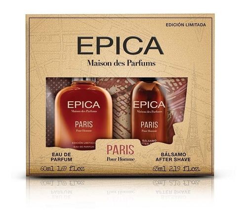 Epica Paris Edp Pour Home 60ml + Estuche After Shave 65ml