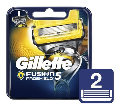 Gillette Repuestos Para Afeitar Fusion5 Proshield 2 Unidades