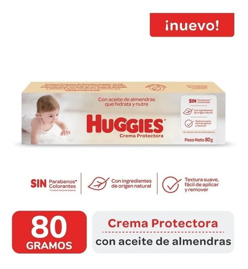 Huggies Crema Protectora Con Aceite De Almendras 80g