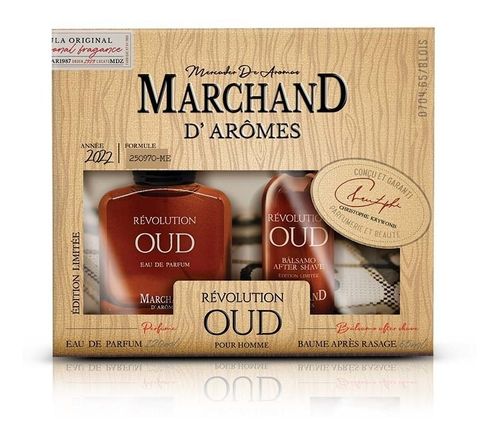 Marchand Oud Revolution Edp 120ml + Bálsamo After Shave 65ml