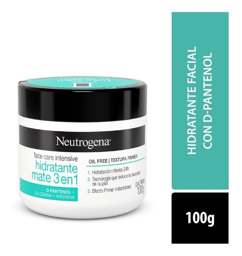 Neutrogena Face Care Intensive Hidratante 3 En 1  Crema 100g