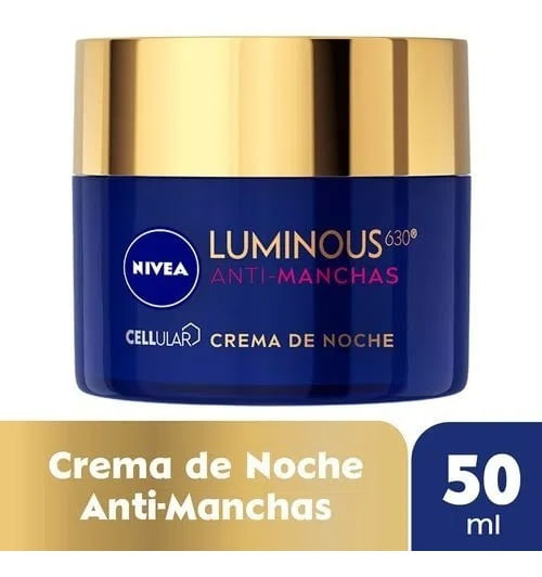 Crema antimanchas de noche NIVEA Luminous630 para todo tipo de piel x 50 ml
