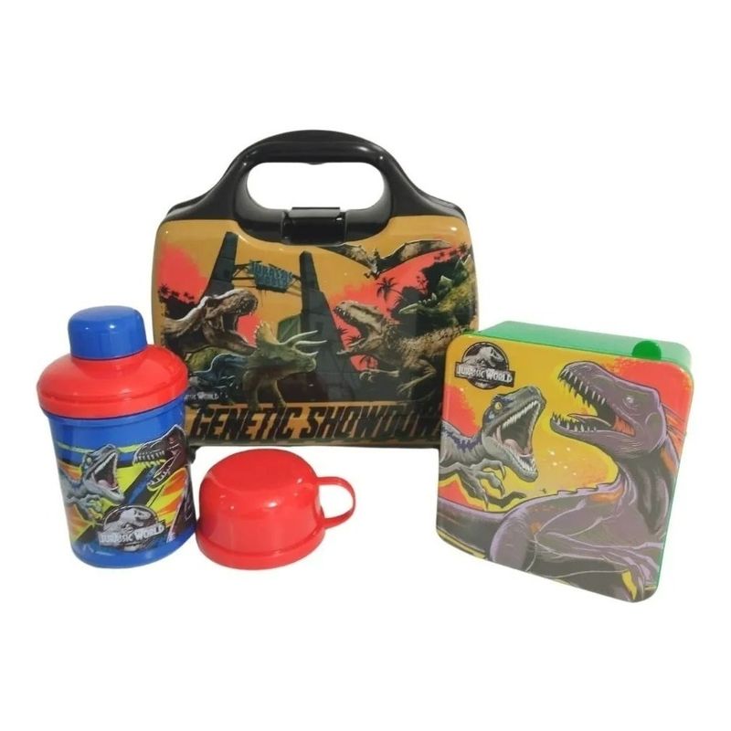 Set-Lunchera-Jurassic-Park--Lunchera-cantimplora-sandwichera-en-FarmaPlus