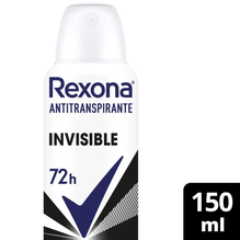 Rexona Invisible 48hs Antitranspirante Fem X 150 Ml