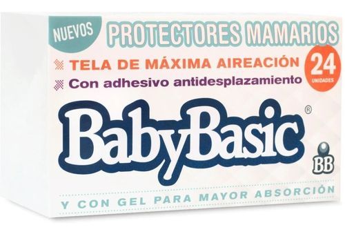 Baby Basic Protectores Mamarios Con Gel 24 Unidades