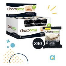 Chocoarroz Alfajor De Arroz De Chocolate Blanco Caja X 30 U