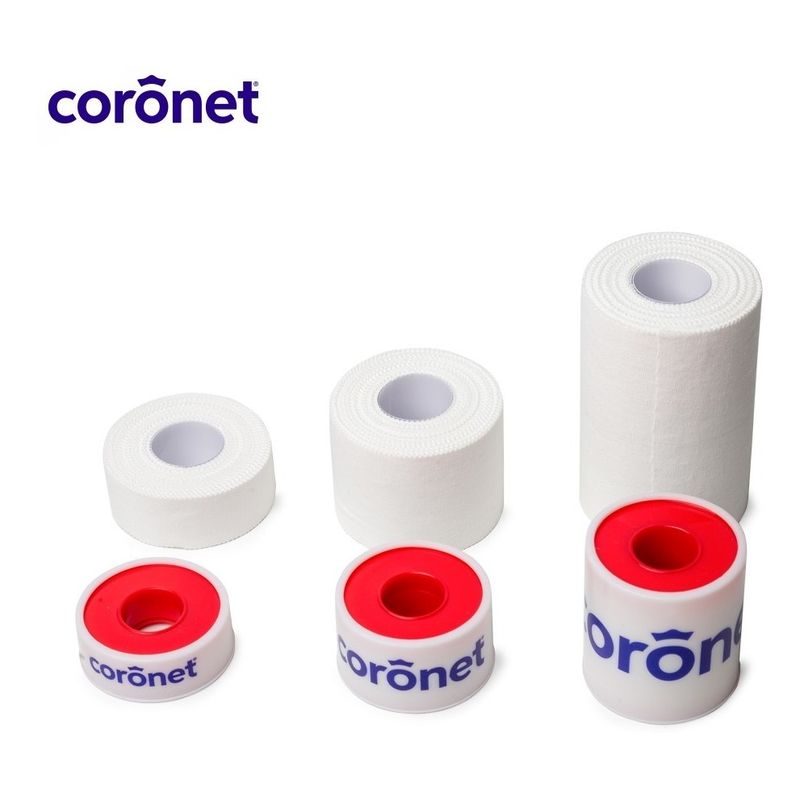 Coronet-Cinta-Adhesiva-Oxido-De-Zinc-2-5cm-X-9mts-X-12u-en-FarmaPlus