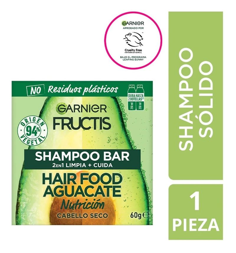 Garnier En Farmaplus Garnier Fructis Hair Food Shampoo Solido Palta