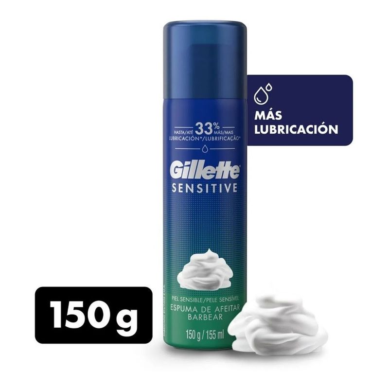 Gillette-Sensitive-Espuma-De-Afeitar-150g-en-FarmaPlus