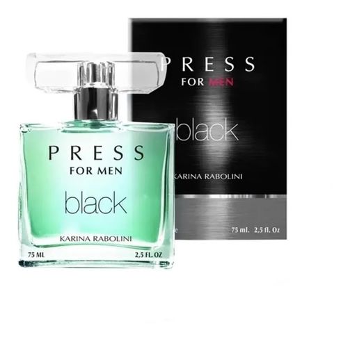 Karina Rabolini Press For Men Black Perfume Edt 75 Ml