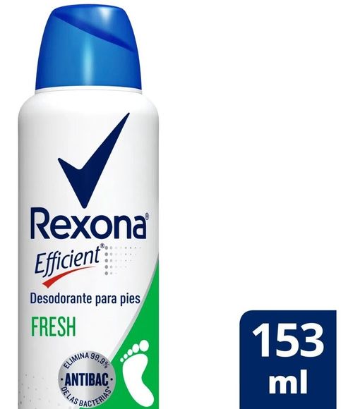 Rexona Efficient Fresh Desodorante Pies Antibacterial 153ml
