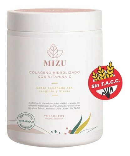 Mizu Classic Colágeno Hidrolizado Vitamina C Y Jengibre 250g