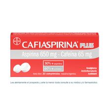 Cafiaspirina Plus x 20 Comprimidos