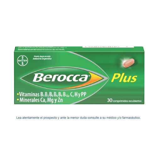 Berocca Plus x 30 Comprimidos Recubiertos