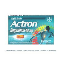 Actron 400 Rápida Acción x 10 Cápsulas Blandas