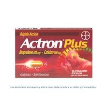 Actron Plus x 8 Cápsulas Blandas