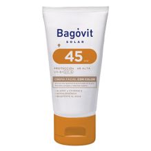Protector Solar Facial con color Bagóvit Solar FPS 45 por 50 gr