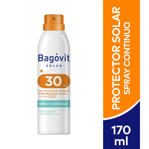 Bagovit Solar Spray Continuo Emulsión Fps 30 170ml