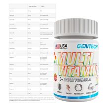 Gentech Suplemento Multivitamin x60