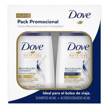 Dove Reconstrucción Completa Shampoo + Acondicionador 40ml